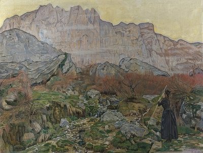 لا فيجن (المناظر الطبيعية الجبلية). 1889 بواسطة فرديناند هودلر