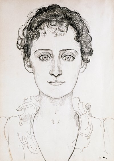 بورتريه دي بيرث هودلر. لوحة فنية لفرديناند هودلر (1853-1918) بواسطة فرديناند هودلر