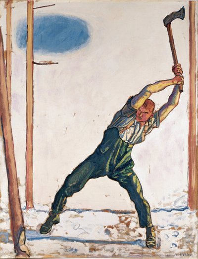 الحطاب par Hodler ، فرديناند (1853-1918) بواسطة فرديناند هودلر