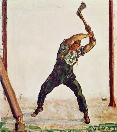 وودمان ، 1910 بواسطة فرديناند هودلر