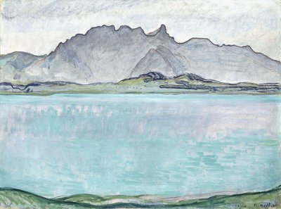 Thunersee مع جبال ستوكهورن ، 1910 بواسطة فرديناند هودلر
