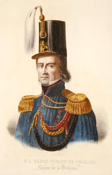 بارون إيراسم سورليت دي تشوكير (1769-1839) وصي على عرش بلجيكا بواسطة فرديناند JJ Daems