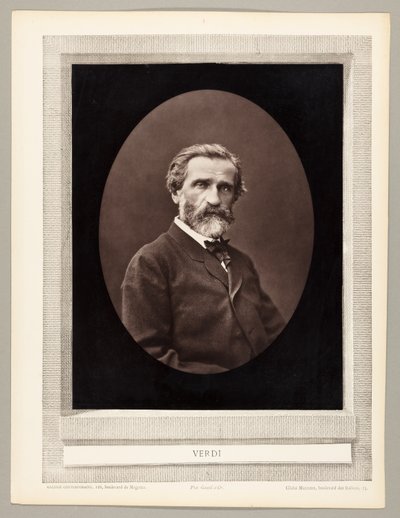 جوزيبي فيردي (ملحن إيطالي ، 1813-1901) بواسطة Ferdinand J. Mulnier