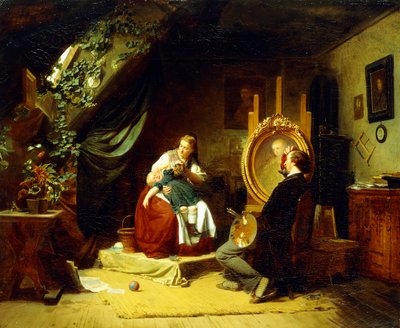 الحاضن الصغير المضطرب ، 1860-69 بواسطة فرديناند ماير ويسمار