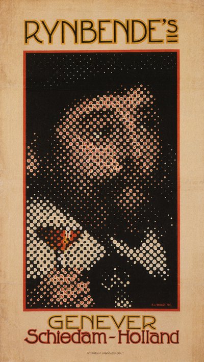 Rynbende's Genever Schiedam ، ج. 1910 بواسطة فرديناند فان وولد