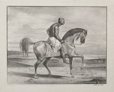 الأفريقي على ظهور الخيل ، 1823. بواسطة فرديناند فيكتور يوجين ديلاكروا