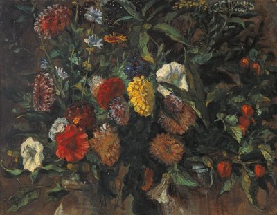 زهرة الحياة الساكنة، حوالي عام 1848 (زيت على ورق مقوى) بواسطة فرديناند فيكتور يوجين ديلاكروا