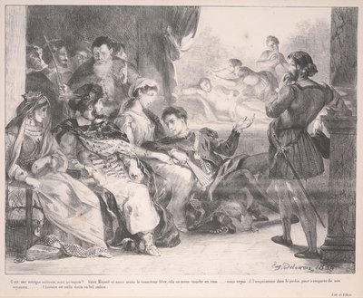 هاملت بواسطة فرديناند فيكتور يوجين ديلاكروا