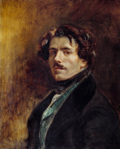 لوحة بورتريه ذاتية بواسطة يوجين ديلاكروا (1798-1863) 1837 صن. 0،65x0،54 م - صورة ذاتية ليوجين ديلاكروا (1798-1863) بواسطة فرديناند فيكتور يوجين ديلاكروا