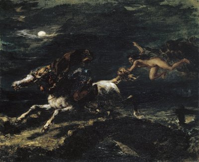 Tam O&39;Shanter تتبعها السحرة ، 1849 بواسطة فرديناند فيكتور يوجين ديلاكروا