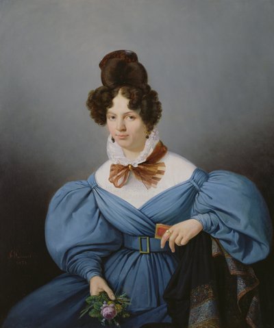 صورة لسيدة ، c.1830 بواسطة Ferdinand Wachsmuth
