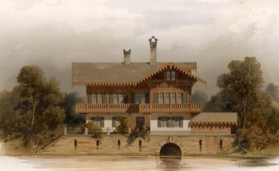 الألمانية: Schweizerhaus 1 am Park Klein-Glienicke بواسطة فرديناند فون أرنيم