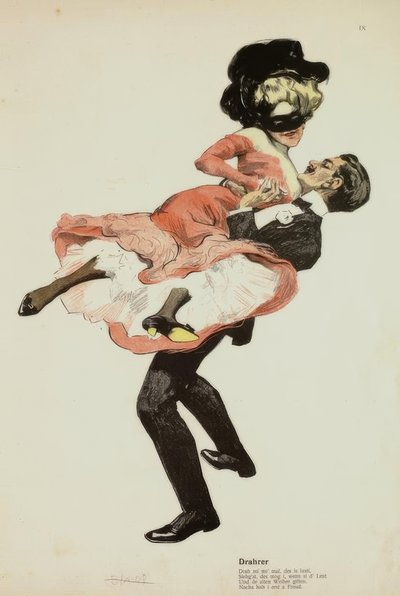 ف. Reznicek، Drahrer - from: The Dance - 1906 بواسطة فرديناند فون Reznicek