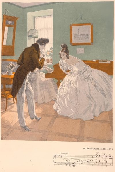 Reznicek ، دعوة للرقص - 1906 بواسطة فرديناند فون Reznicek
