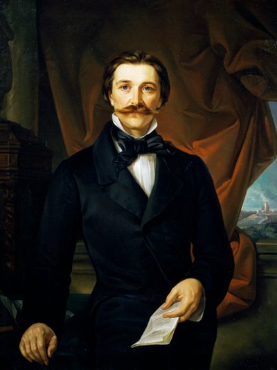 الكونت كارلو كورونيني بقلم فرديناندو باسي (1819-1883) بواسطة فرديناندو باسي