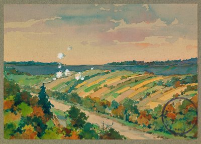 قصف الخنادق الفرنسية في فايلي بواسطة فرناند باربييه