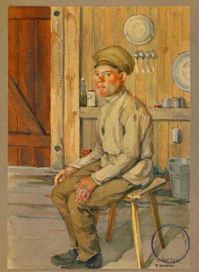 صورة السجين الروسي ديمتري,غوسترو بواسطة فرناند باربييه