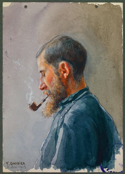 الرقيب لافيسيير في دور قسيس المعسكر، جوسترو بواسطة فرناند باربييه