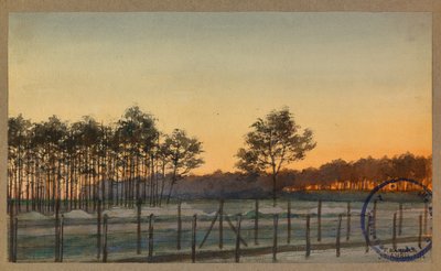 إطلالة على بوا دي سابان بواسطة فرناند باربييه