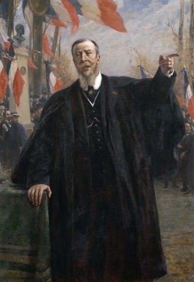 بول ديروليدي 1846-1914 إلقاء خطاب في بوجيفال ، يناير 1913 بواسطة فرناند كورمون