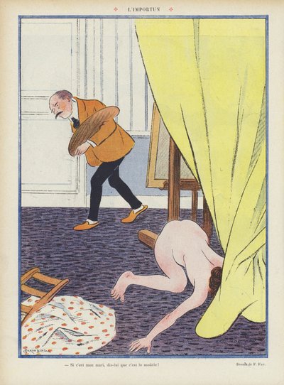 رسم توضيحي لـ Le Rire بواسطة Fernand Fau