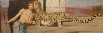 المداعبات ، 1896 بواسطة فرناند خنوف