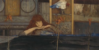 أقفل على باب منزلي ، 1891. بواسطة فرناند خنوف