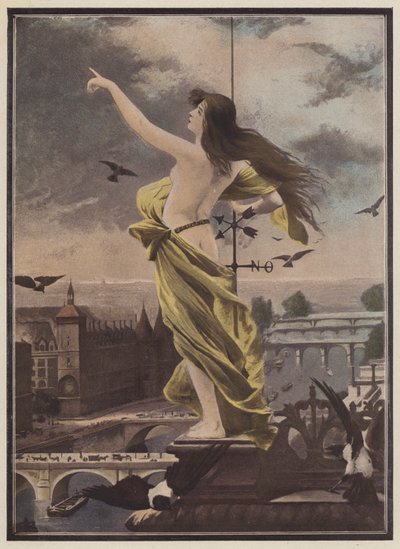 ريشة الطقس (لون ليثو) بواسطة فرناند لو كوينز