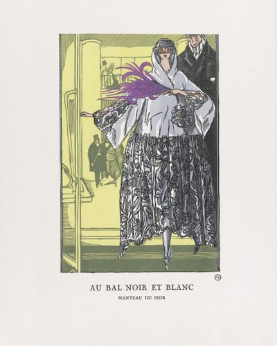 في Bal Balir et Blanc ، حانة. 1921 (استنسل) بواسطة فرناند سيميون