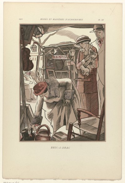أزياء وأخلاق اليوم ، 1922 ، بل. 11: بريك-آ-براك بواسطة فرناند سيميون
