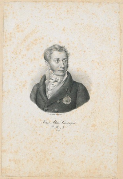 الأمير آدم جيرزي كزارتورسكي 1770-1861 ، 1831 بواسطة فيليب رومانوفسكي