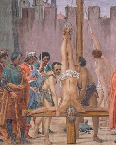 Martyrdom of Saint Peter, by Filippino Lippi بواسطة فلبيني ليبي
