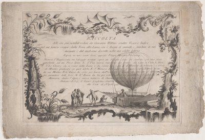 لوحة عنوان من مجموعة أبرز الأشياء التي رآها جون ويلكنز ، بعد عام 1783. بواسطة فيليبو مورغن