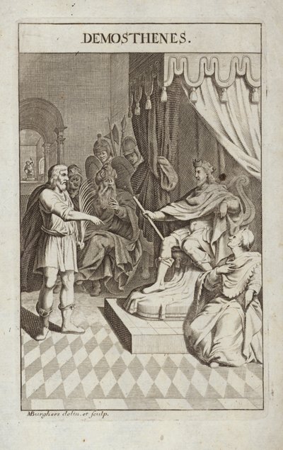 Demosthenes بواسطة المدرسة الفلمنكية