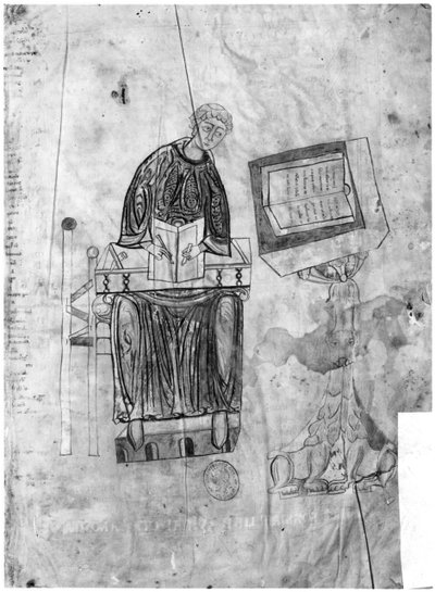 Ms 528 fol.1r Lectionary ، الناسخ بواسطة المدرسة الفلمنكية