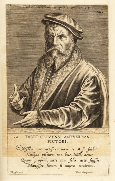 صورة لجوس فان كليف ، رسام فلمنكي نشط في أنتويرب ، حوالي 1485-1540 بواسطة المدرسة الفلمنكية