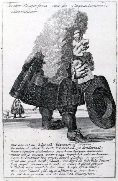 رئيس الجامعة ، 1668 بواسطة المدرسة الفلمنكية