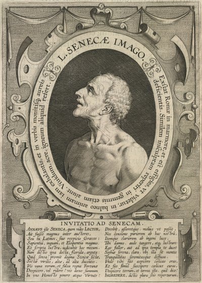 سينيكا ، من "L. أعمال آنا سينيكا الفلسفية ، نُشرت في أنتويرب عام 1605 (نقش) بواسطة المدرسة الفلمنكية