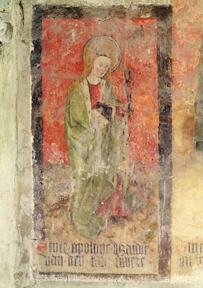 سانت أبولونيا ، جدارية من القبو ، 1480-1540 بواسطة المدرسة الفلمنكية