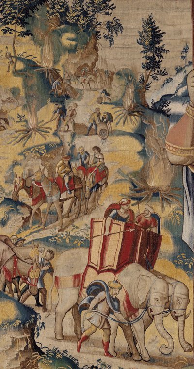تاريخ حنبعل ، حوالي 1570 (نسيج) بواسطة المدرسة الفلمنكية