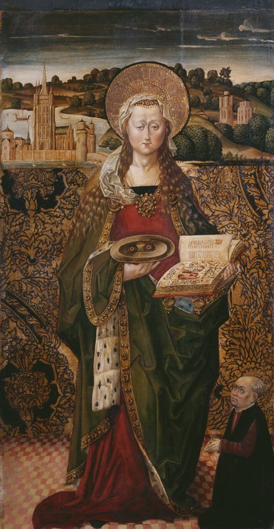 Triptych ، سانت لوسي ، اللوحة اليسرى (انظر أيضًا 345909 ، 345911) بواسطة المدرسة الفلمنكية