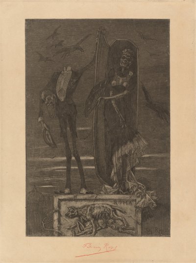 النائب الأعلى: Frontispiece ، 1884. بواسطة فيليسيان روبس