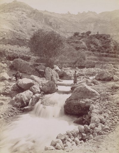 Cous du Kadisha ، Monte Libon ، 1860s-80s ، مطبوعة ca. 1870. بواسطة فيليكس بونفيس