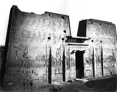 إدفو ، النوبة ، مصر ، 1878 بواسطة فيليكس بونفيس