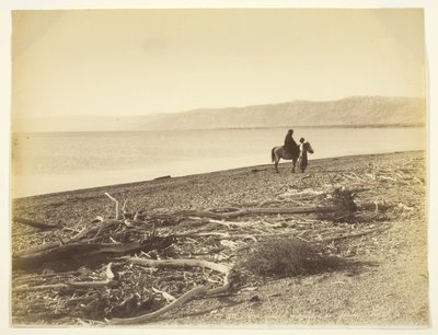 البحر الميت وجبال يهودا. فلسطين البحر الميت وجبال يهودا ، فلسطين 1875 بواسطة فيليكس بونفيس