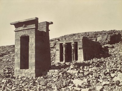 معبد دأندور ، كاليفورنيا. 1870. بواسطة فيليكس بونفيس