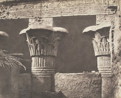 إسنيه لاتوبوليس ، ساندي كونستركشن - العمارة والأعمدة والعواصم ، 1851-52. بواسطة فيليكس تينارد