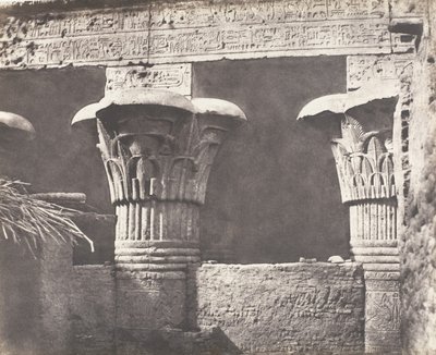 Esneh Latopolis ، Construction Ensablée - Architrave ، Futs ، et Chapit ... ، 1851-52 ، طبعت 1853-54. بواسطة فيليكس تينارد