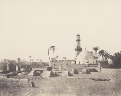 سعادج ، مقبرة المسلمين وقبر مراد بك ، 1851-52 ، طبعت 1853-54. بواسطة فيليكس تينارد