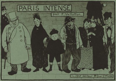غلاف ألبوم "Paris Intense" بواسطة فيليكس فالوتون